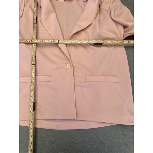 Alfred Dunner 2-Piece Skirt Suit Set Pink Large 18 Formal Workwear Corpcore - Picture 7 of 16
